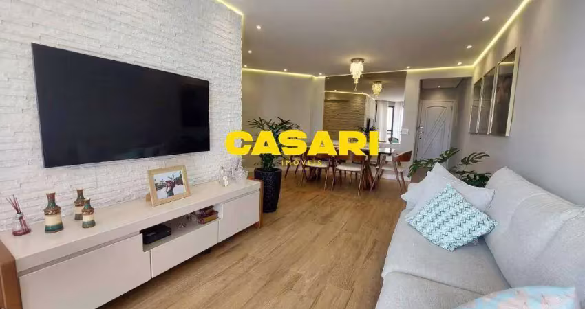 Apartamento com 3 dormitórios à venda, 114 m²- jardim do mar - são bernardo do campo/sp
