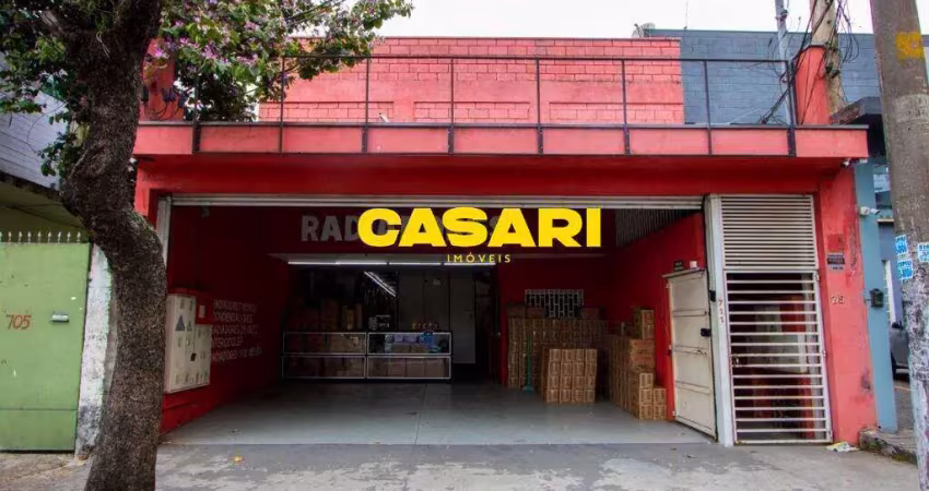 Galpão comercial à venda, 424 m² - jardim bom pastor - santo andré/sp