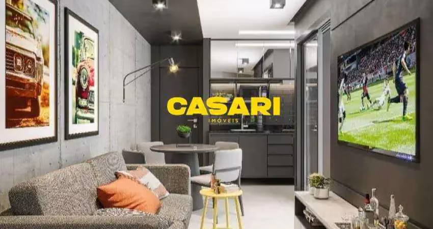 Apartamento com 2 dormitórios à venda, 37 m² - jardim do estádio - santo andré/sp