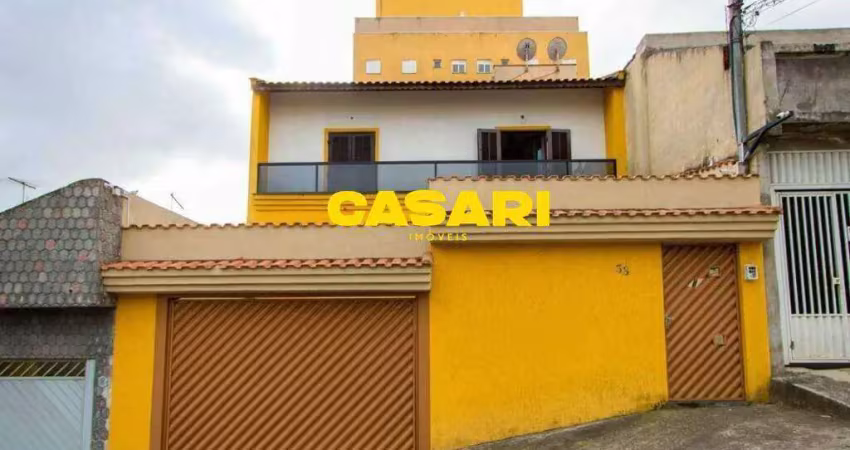 Sobrado à venda com 4 dormitórios e 396 m² no jardim cristiane – santo andré