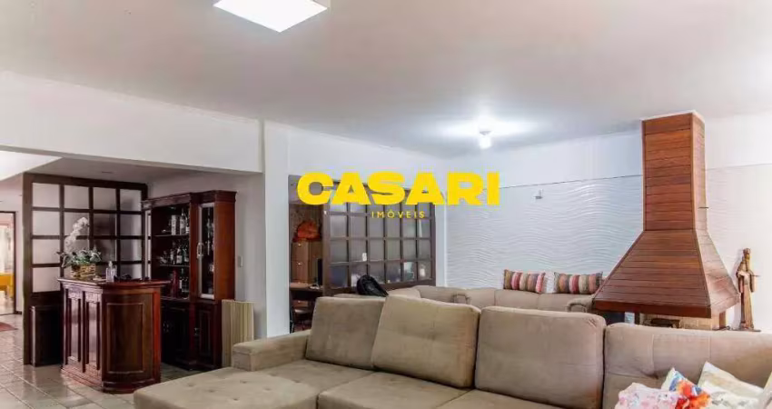 Sobrado com 5 dormitórios e espaço gourmet à venda no jardim, santo andré – 291 m²