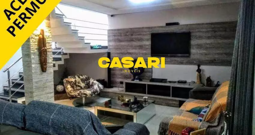 Sobrado à venda com 3 dormitórios e 268 m² no rudge ramos