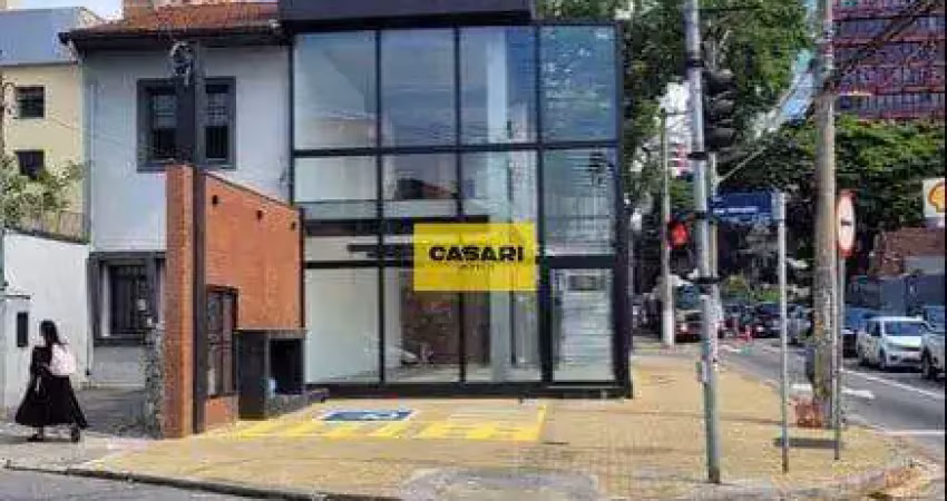 Salão com 140m² para locação no bairro jardim - santo andré/sp.
