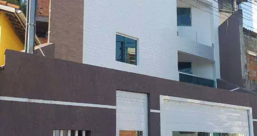 Cobertura nova com 3 dormitórios à venda, 88 m² - jardim alzira franco - santo andré/sp