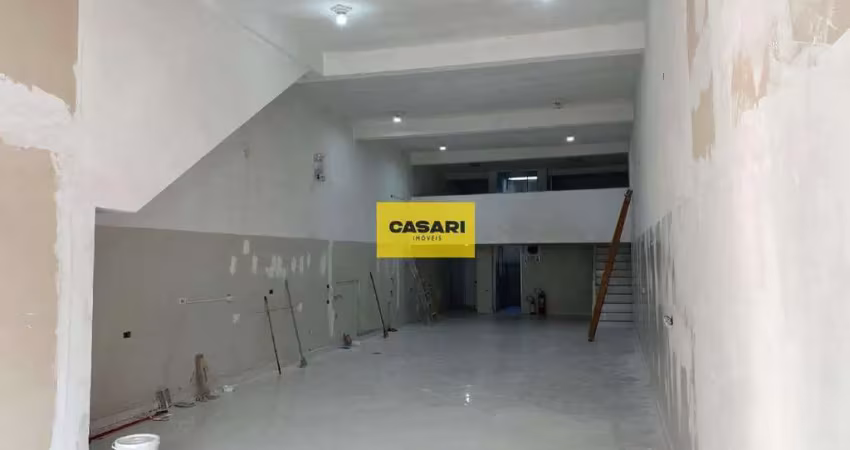 Salão comercial com 140 m² para locação – excelente localização no bairro planalto, são bernardo do campo