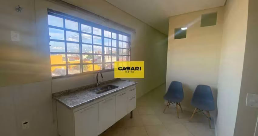 Kitnet com 1 dormitório para alugar, 16 m² - rudge ramos - são bernardo do campo/sp