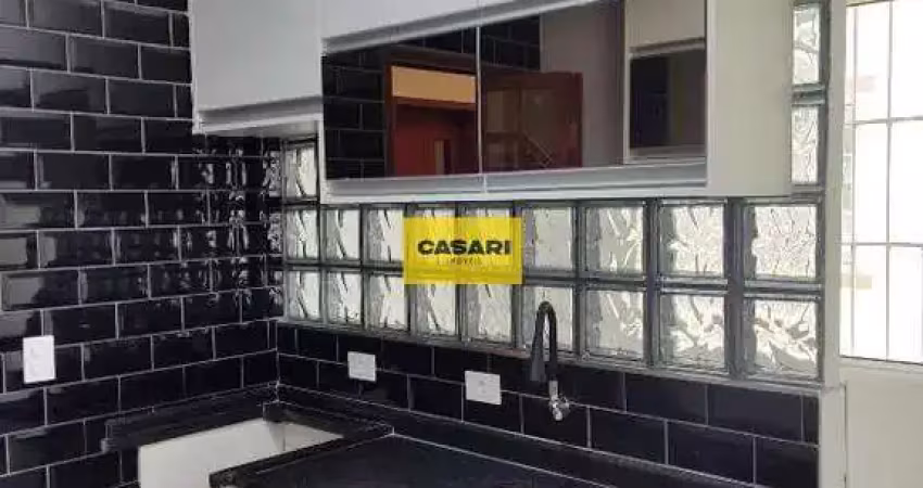 Apartamento térreo mobiliado – 2 dorms com armários, 1 vaga – b. demarchi, sbc – rua dos feltris – 50m² úteis