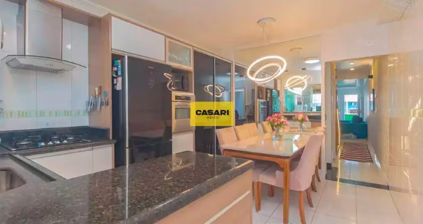 Sobrado 169m², 3 dorms, suíte e área gourmet – vila linda, santo andré
