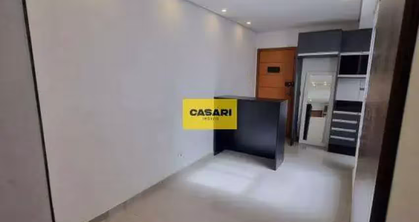 Cobertura com 2 dormitórios à venda, 80 m² - jardim utinga - santo andré/sp