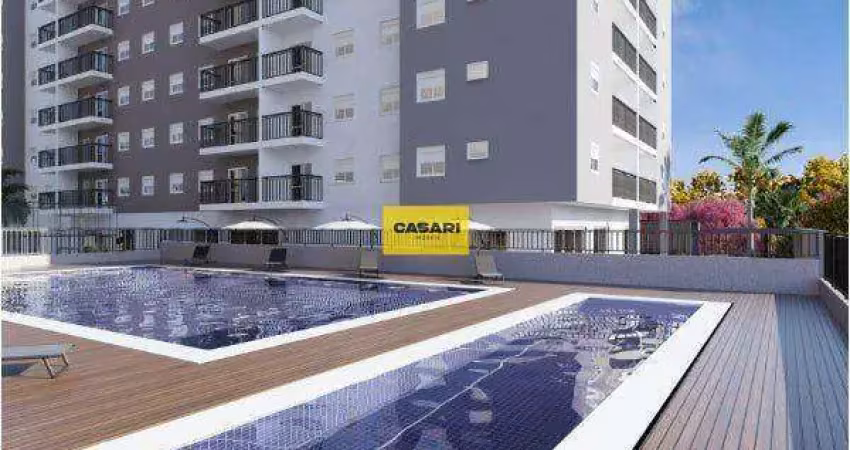 Apartamento com 2 dormitórios, 58 m² - aluguel - rudge ramos - são bernardo do campo/sp