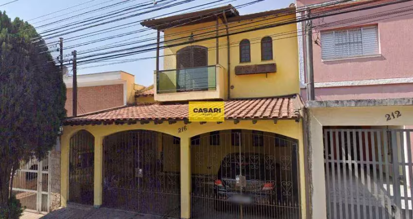 Sobrado 192m², 3 dorms, suíte com closet e churrasqueira – santo andré