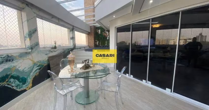 Cobertura à venda no bairro rudge ramos – são bernardo do campo | 3 suítes, 185m², varanda gourmet e muito conforto!