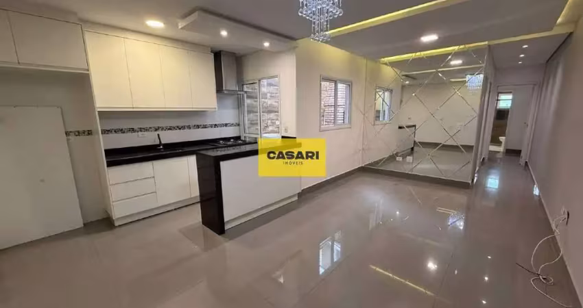 Apartamento à venda na vila valparaíso com 2 dormitórios, suíte e terraço