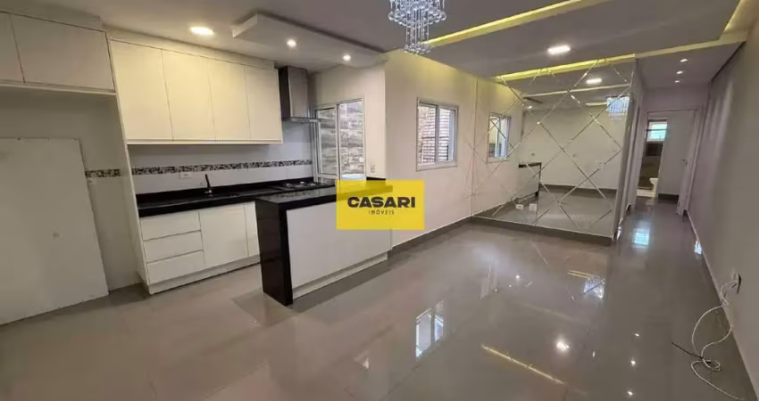 Apartamento para locação na vila valparaíso com 2 dormitórios, suíte e terraço