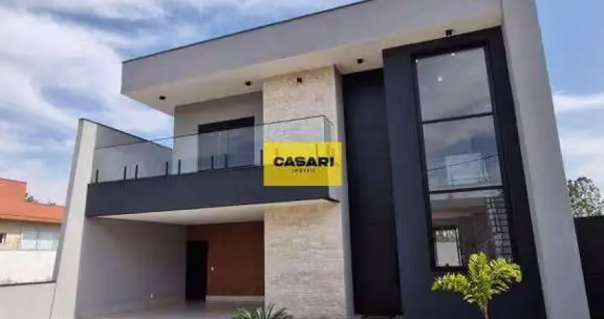 Excelente sobrado novo em condomínio fechado no centro de boituva/sp