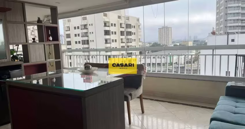 Apartamento 3 suites, varanda na sala , varanda gourmet na cozinha, 4 vagas de garagem, deposito - centro -sbc