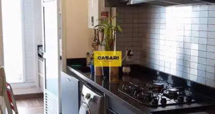 Apartamento à venda no jardim hollywood sbc - mobiliado, porteira fechada, 2 dorms, suíte, 2 vagas - condomínio living moovie