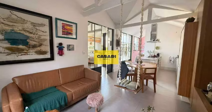 Casa térrea assobradada residencial e comercial com estúdio e varanda – santo andré/sp