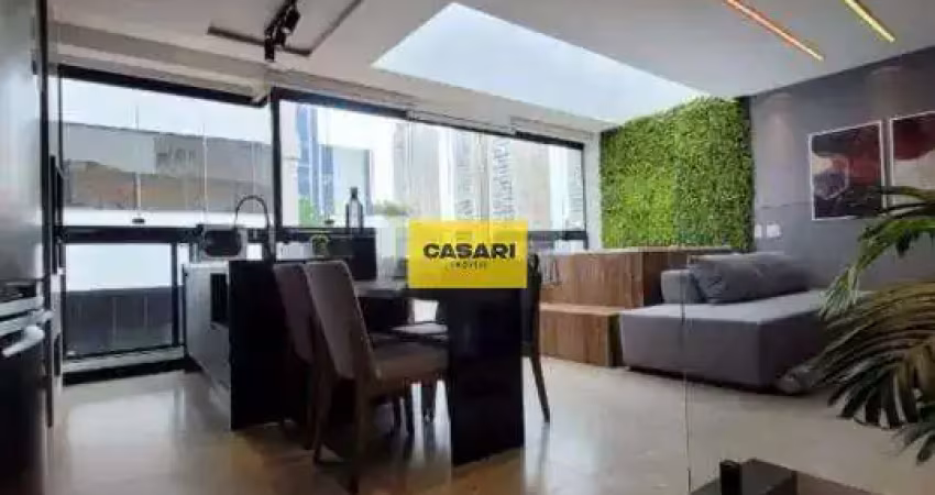 Cobertura duplex nova e decorada à venda – 85 m² – 1 dormitório – centro, são bernardo do campo/sp