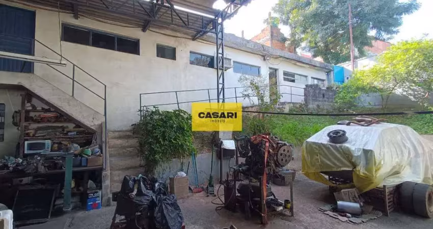 Terreno para locação 476m² com depósito, escritório, todo murado e ótima localização