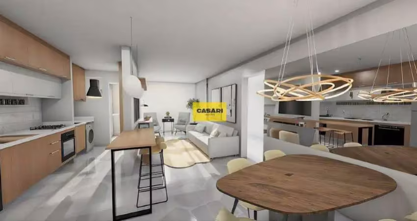 Apartamento com 2 dormitórios à venda, 84 m² - centro - são bernardo do campo/sp