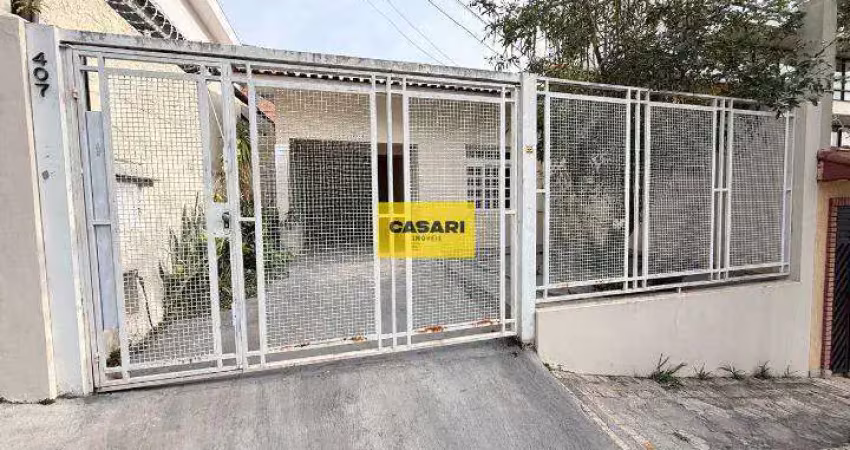Casa térrea com 3 dormitórios e quintal amplo para alugar na vila euclides - são bernardo do campo/sp