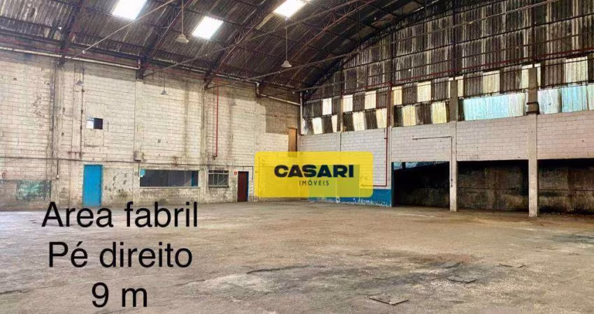 Galpão, 1696 m² - venda ou aluguel - Alves Dias - São Bernardo do Campo/SP