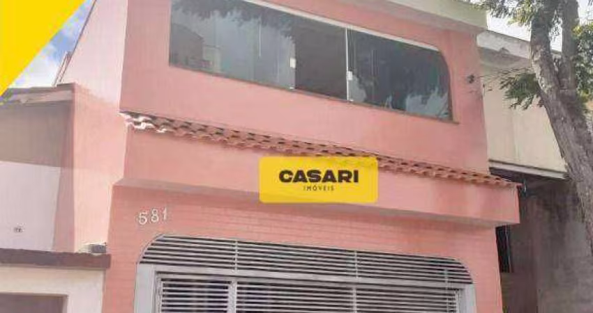 Sobrado à venda, 193 m² por R$ 680.000,00 - Jardim Pilar - Santo André/SP