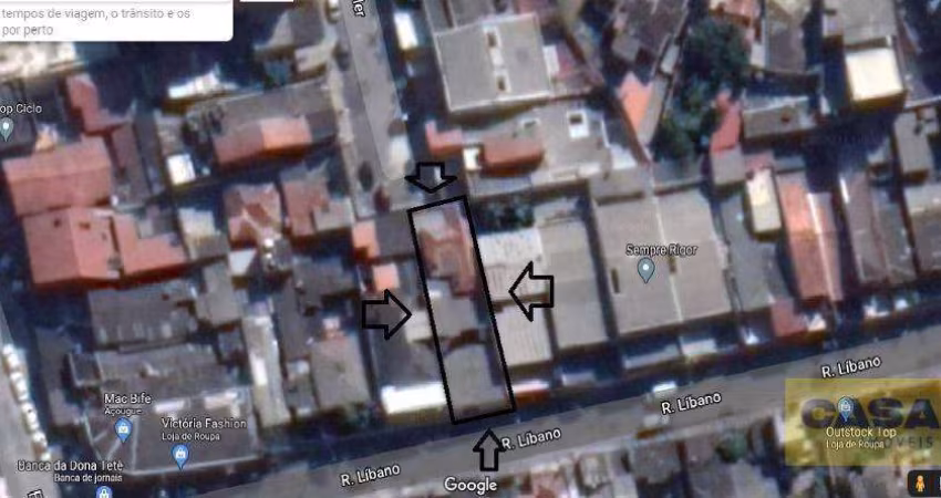 Terreno à venda, 300 m² por R$ 549.900,00 - Vila Luzita - Santo André/SP