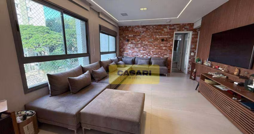 Apartamento com 3 dormitórios à venda, 153 m²  - Jardim - Santo André/SP