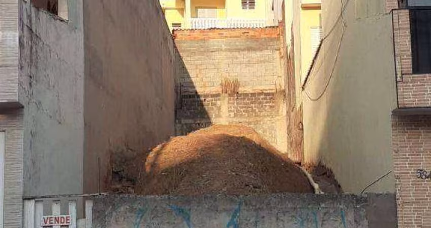 Terreno à venda, 125 m² por R$ 250.000,00 - Jardim Marek - Santo André/SP