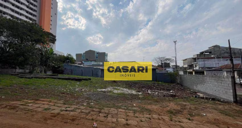 Terreno à venda, 322 m² por R$ 530.000,00 - Campestre - Santo André/SP