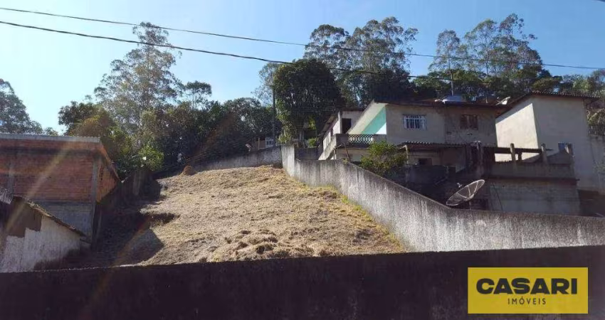 Terreno à venda, 514 m² por R$ 320.000,00 - Cidade Recreio da Borda do Campo - Santo André/SP