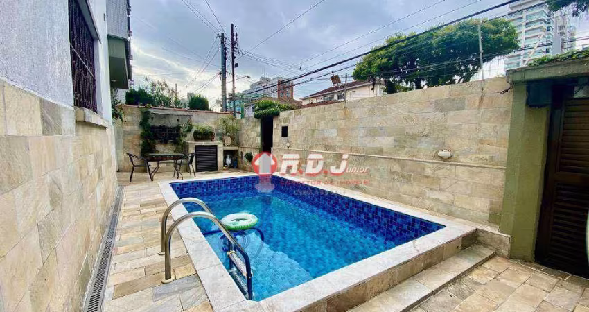 Sobrado com 3 dormitórios à venda, 200 m² por R$ 1.268.000,00 - Embaré - Santos/SP