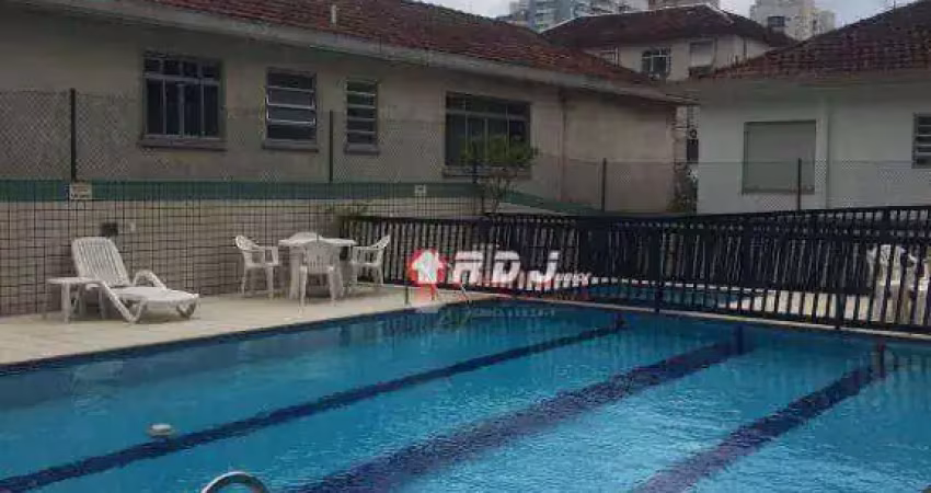 Apartamento com 3 dormitórios à venda, 154 m² por r$ 1.099.000,00 - embaré - santos/sp