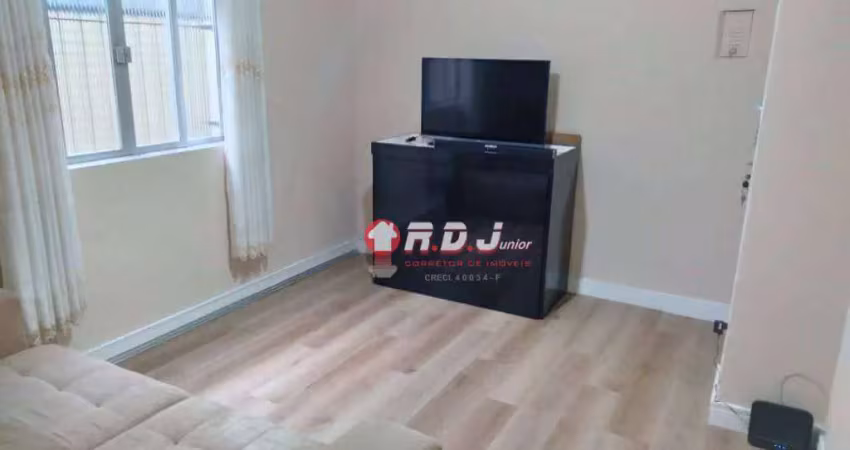 Apartamento com 2 dormitórios à venda, 58 m² por r$ 338.000,00 - boqueirão - santos/sp