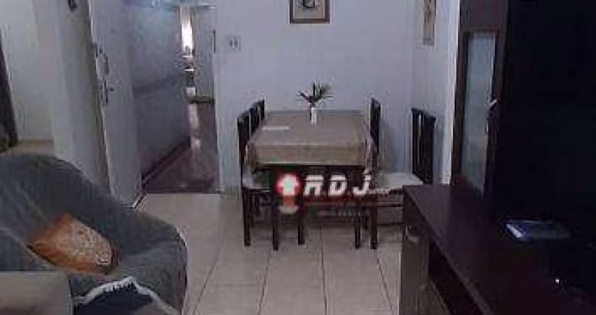 Apartamento com 2 dormitórios à venda, 72 m² por R$ 343.000,00 - Encruzilhada - Santos/SP