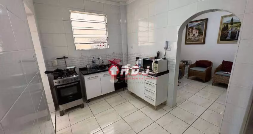 Apartamento com 2 dormitórios à venda, 65 m² por r$ 334.000,00 - boqueirão - santos/sp