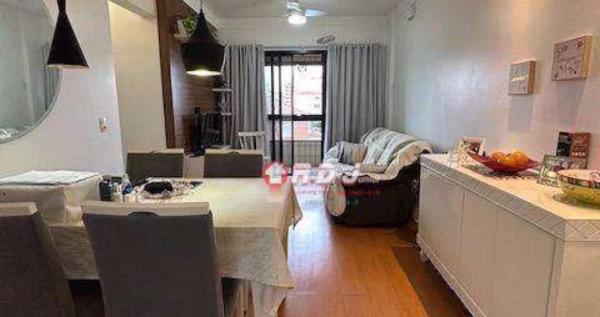 Apartamento com 2 dormitórios à venda, 90 m² por R$ 548.000,00 - Embaré - Santos/SP