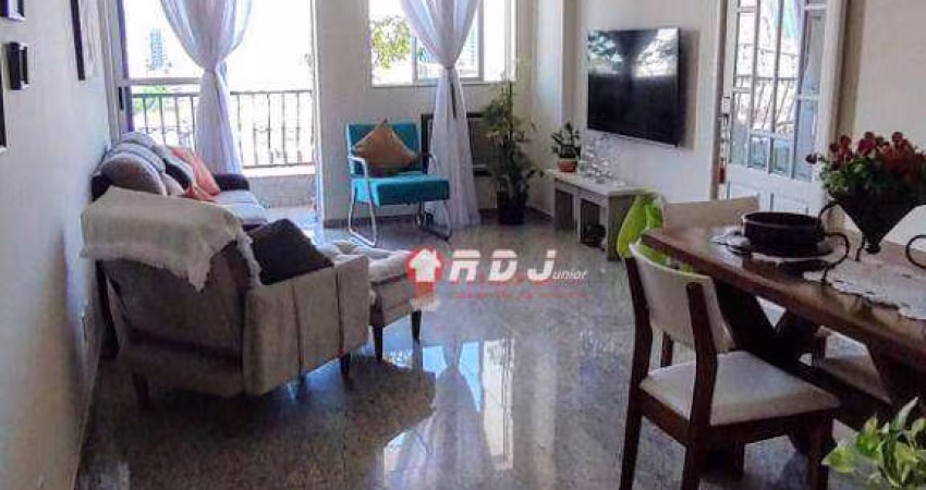 Apartamento com 2 dormitórios à venda, 93 m² por R$ 528.000,00 - Embaré - Santos/SP