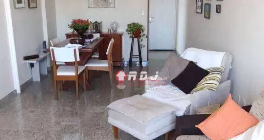 Apartamento com 2 dormitórios à venda, 93 m² por r$ 527.000,00 - embaré - santos/sp