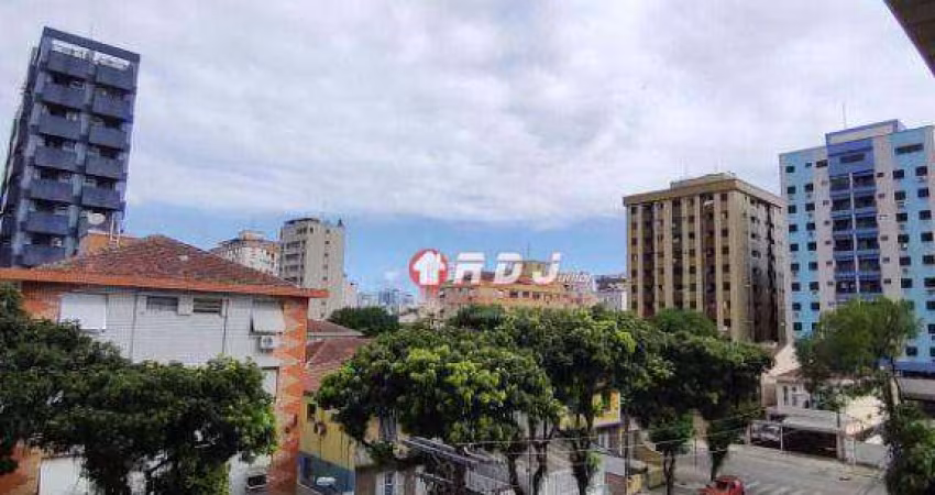 Apartamento com 2 dormitórios à venda, 105 m² por R$ 499.000,00 - Embaré - Santos/SP