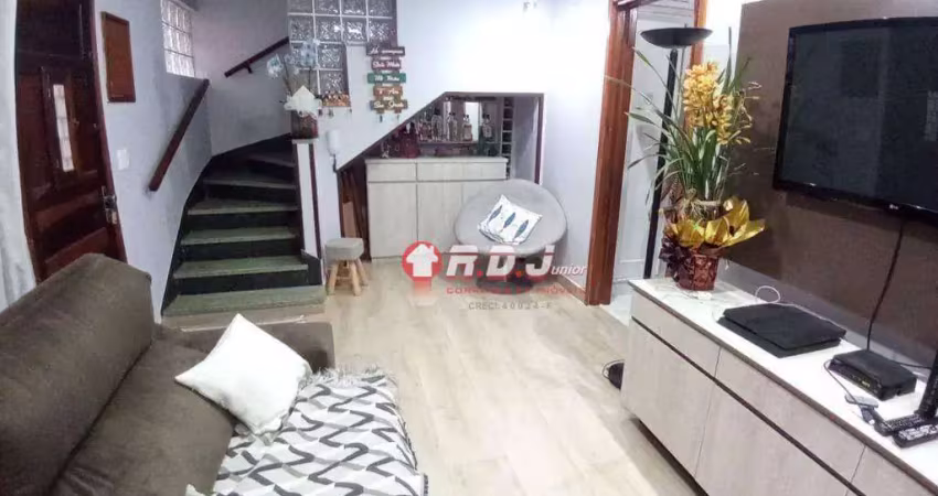 Village com 2 dormitórios à venda por r$ 395.000,00 - vila matias - santos/sp