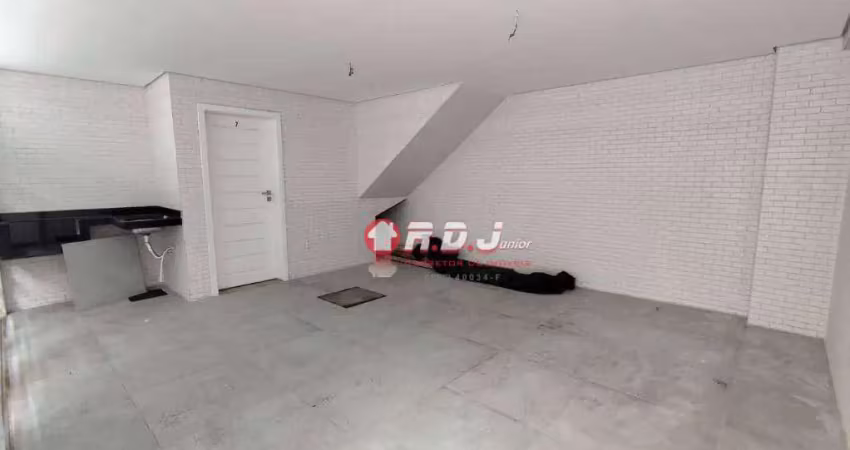 Sobrado com 2 dormitórios à venda, 100 m² por r$ 810.000,00 - campo grande - santos/sp