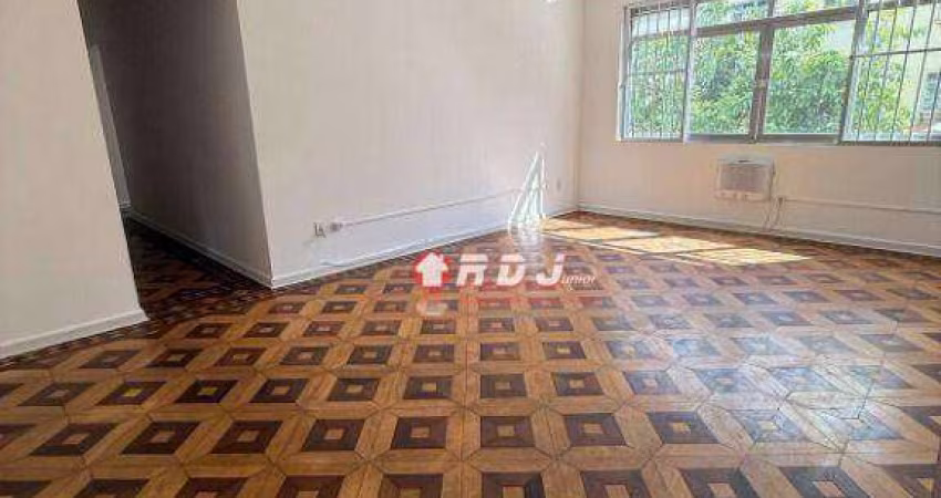 Apartamento com 3 dormitórios para alugar, 128 m² por R$ 4.450,00/mês - Gonzaga - Santos/SP