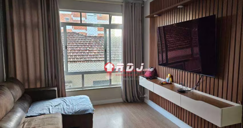 Apartamento com 2 dormitórios à venda, 102 m² por r$ 530.000,00 - ponta da praia - santos/sp