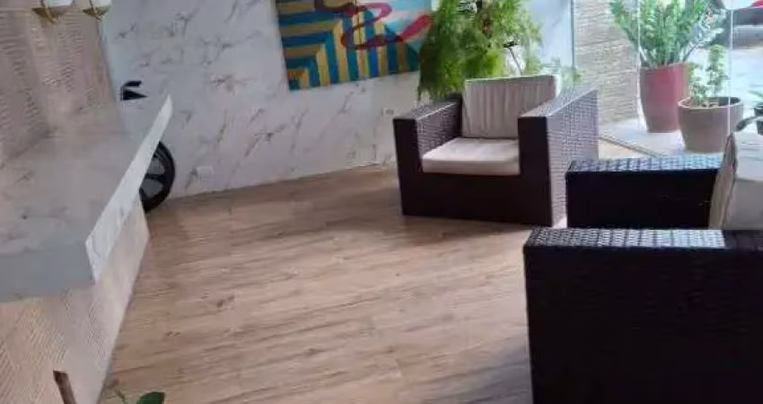 Kitnet com 1 dormitório para alugar, 30 m² por r$ 2.100,00/mês - josé menino - santos/sp