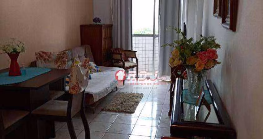 Apartamento com 1 dormitório para alugar, 60 m² por R$ 2.000,00/mês - Vila Guilhermina - Praia Grande/SP