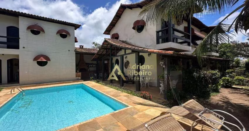 Casa com 6 dormitórios à venda, 290 m² por r$ 750.000,00 - balneário das conchas - são pedro da aldeia/rj