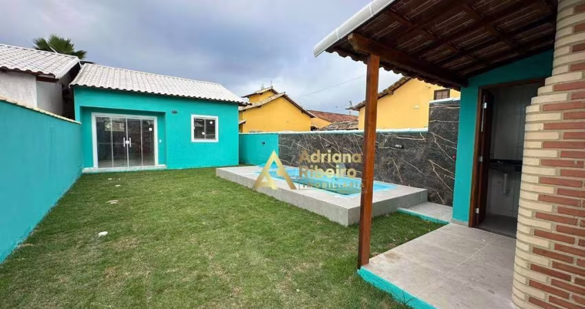 Casa com 2 dormitórios à venda, 65 m² por R$ 200.000,00 - Florestinha - Cabo Frio/RJ